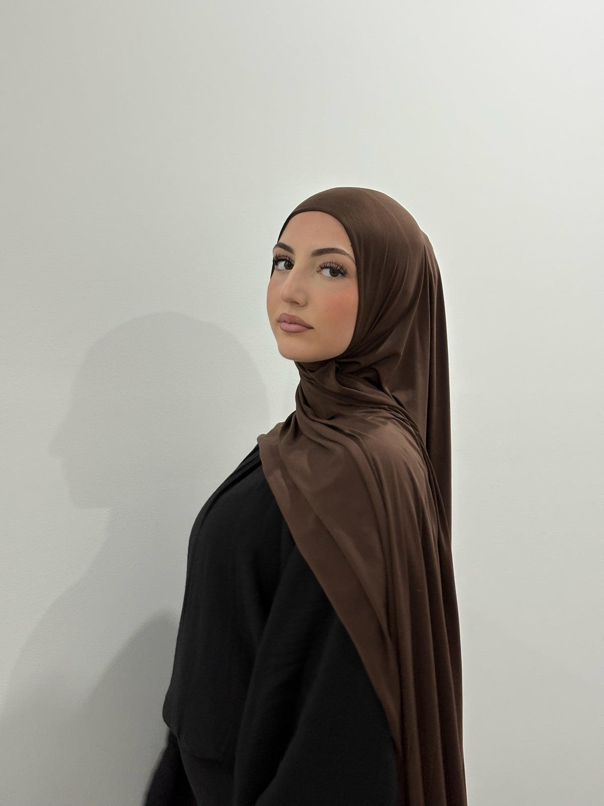 Espresso Liquid jersey hijab