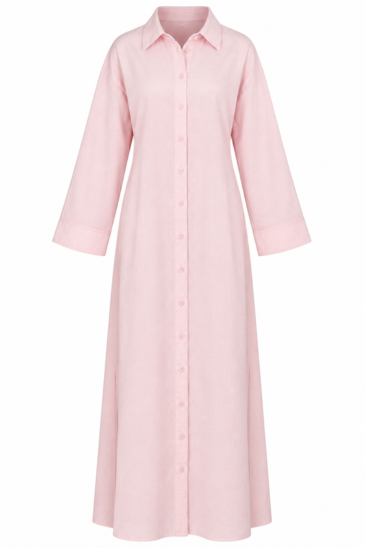 The Mila Linen shirt dress